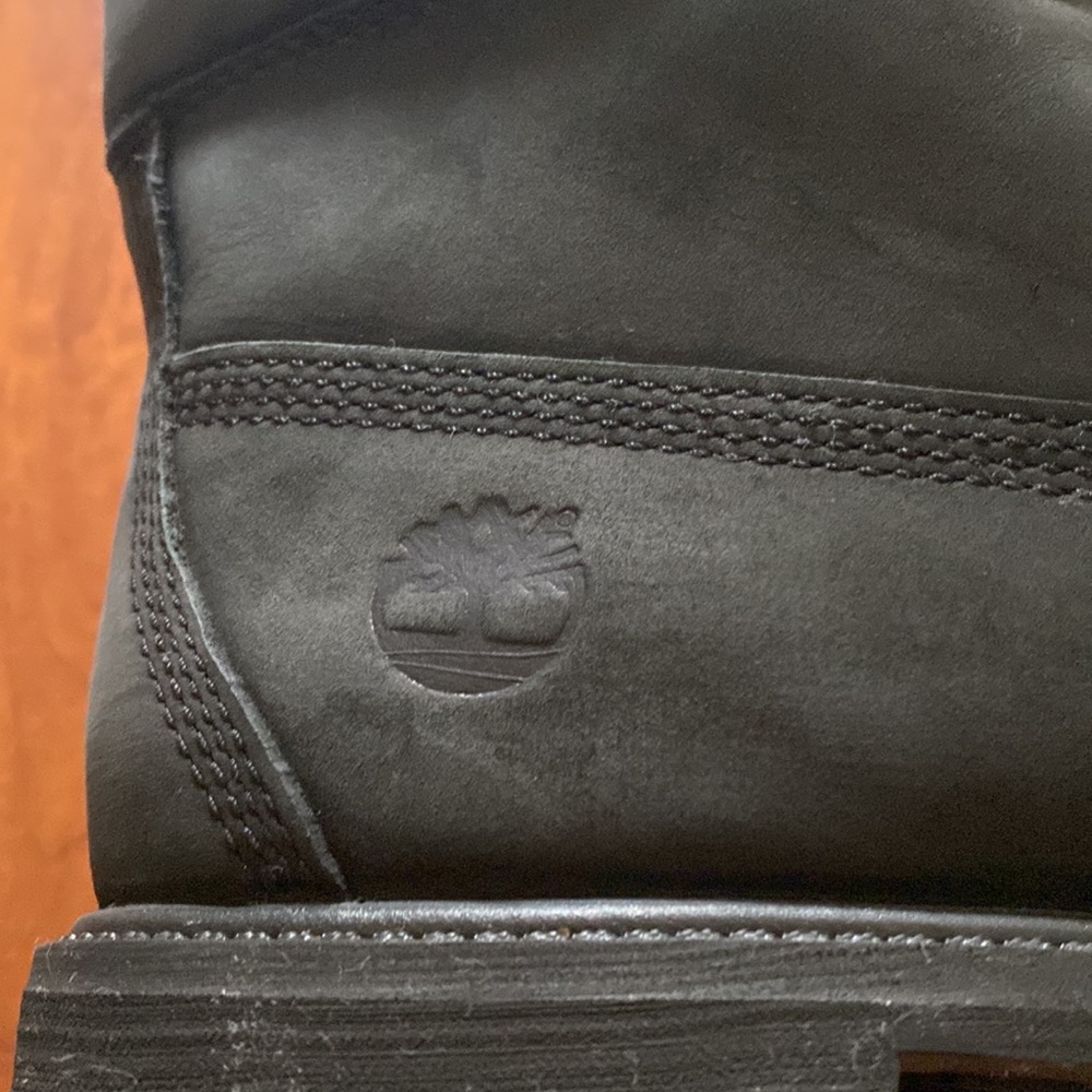 ** Timberland Premium Waterproof Convenience Boots Black Nubuck Women’s 9 - Picture 5 of 8
